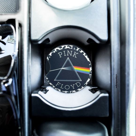 Pink Floyd Car Coaster 2 Pack | Car Accessories | Handmade - Picture 2 of 3